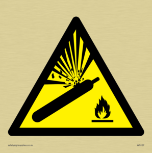 WN157: W029 Warning: Pressurised cylinder