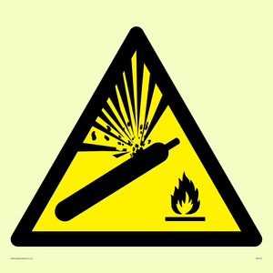 WN157: W029 Warning: Pressurised cylinder