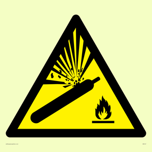 WN157: W029 Warning: Pressurised cylinder