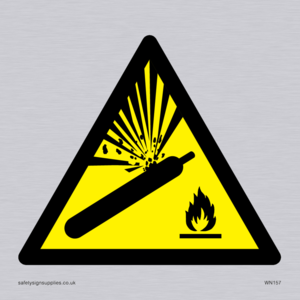WN157: W029 Warning: Pressurised cylinder