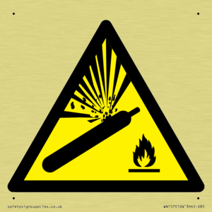WN157: W029 Warning: Pressurised cylinder