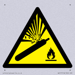 WN157: W029 Warning: Pressurised cylinder