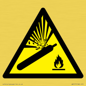 WN157: W029 Warning: Pressurised cylinder