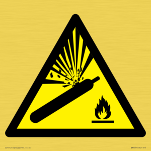 WN157: W029 Warning: Pressurised cylinder