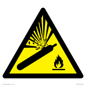WN157: W029 Warning: Pressurised cylinder