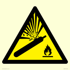 WN157: W029 Warning: Pressurised cylinder