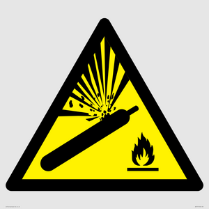 WN157: W029 Warning: Pressurised cylinder