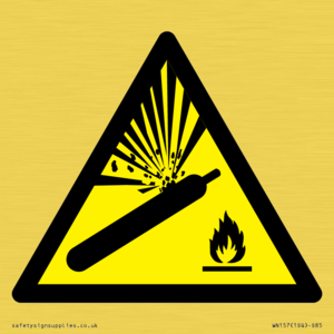 WN157: W029 Warning: Pressurised cylinder
