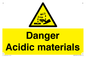 WN16549: Danger Acidic materials