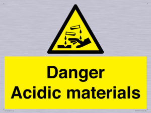 WN16549: Danger Acidic materials