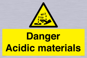 WN16549: Danger Acidic materials