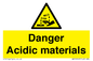 WN16549: Danger Acidic materials
