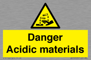 WN16549: Danger Acidic materials