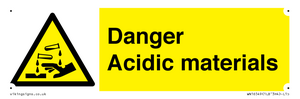 WN16549: Danger Acidic materials