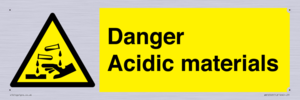 WN16549: Danger Acidic materials
