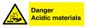 WN16549: Danger Acidic materials
