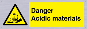 WN16549: Danger Acidic materials