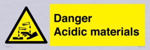 WN16549: Danger Acidic materials