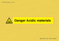 WN16549: Danger Acidic materials