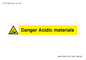 WN16549: Danger Acidic materials
