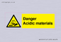 WN16549: Danger Acidic materials