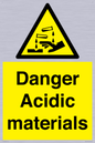 WN16549: Danger Acidic materials