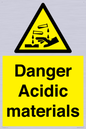 WN16549: Danger Acidic materials