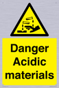 WN16549: Danger Acidic materials