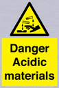WN16549: Danger Acidic materials