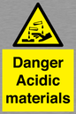 WN16549: Danger Acidic materials