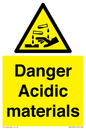 WN16549: Danger Acidic materials