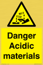 WN16549: Danger Acidic materials