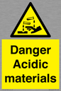 WN16549: Danger Acidic materials