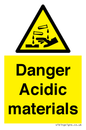 WN16549: Danger Acidic materials