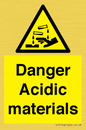 WN16549: Danger Acidic materials