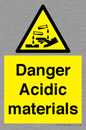 WN16549: Danger Acidic materials