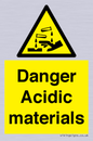 WN16549: Danger Acidic materials