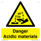 WN16549: Danger Acidic materials