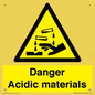 WN16549: Danger Acidic materials