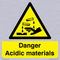 WN16549: Danger Acidic materials