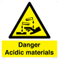 WN16549: Danger Acidic materials