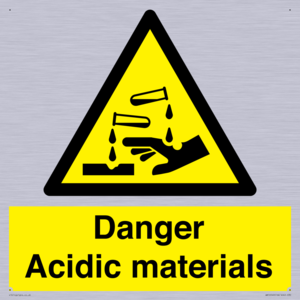 WN16549: Danger Acidic materials