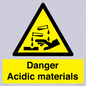 WN16549: Danger Acidic materials