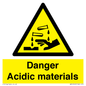 WN16549: Danger Acidic materials