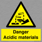 WN16549: Danger Acidic materials