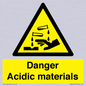 WN16549: Danger Acidic materials