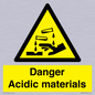 WN16549: Danger Acidic materials