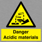 WN16549: Danger Acidic materials