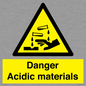 WN16549: Danger Acidic materials