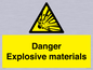 WN16551: Danger Explosive materials